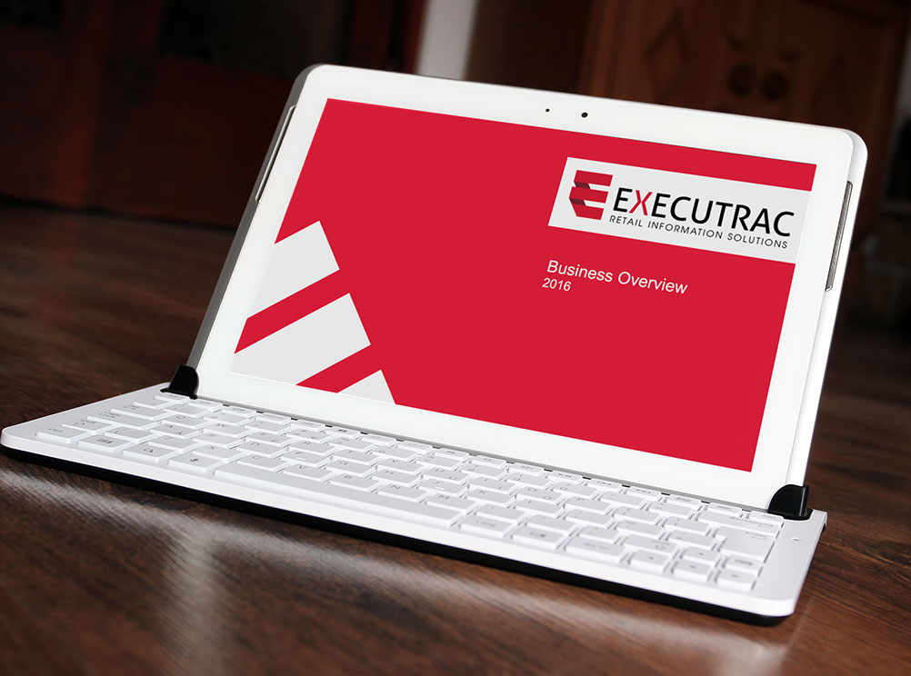 Executrac PowerPoint presentation design