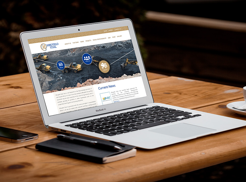 Mbuyelo Coal website design