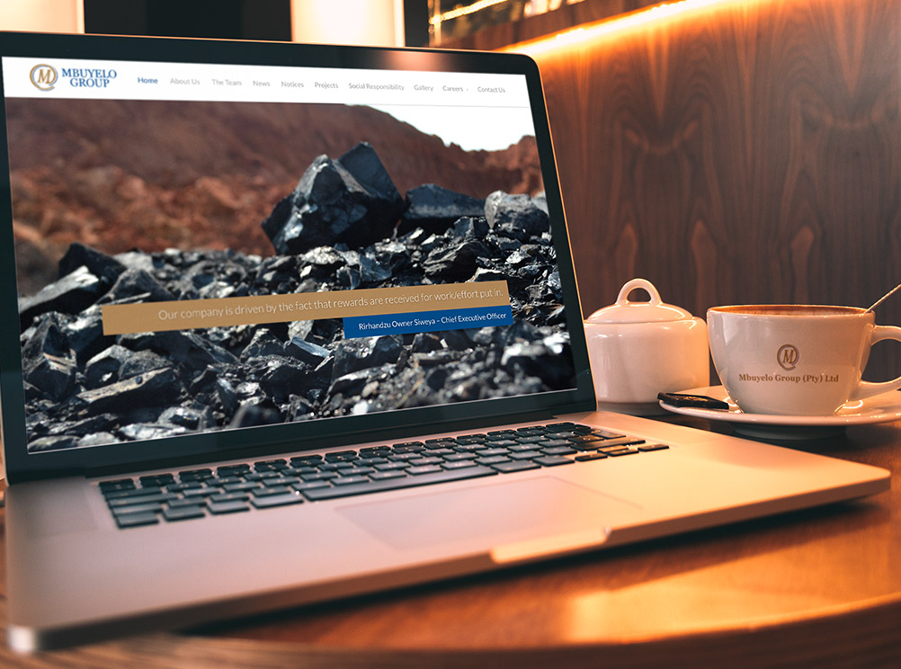 Mbuyelo Group website design