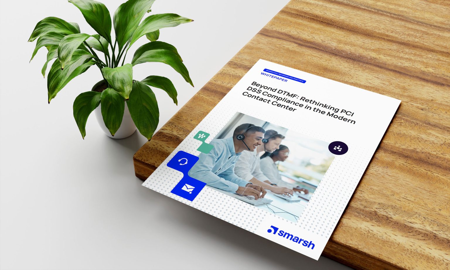 Whitepaper cover design for Smarsh, by Druff Agency Pretoria